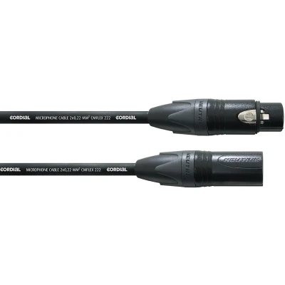Afbeelding van Cordial CPM 20 FM FLEX XLR Verbindingskabel [1x bus 1x stekker] 20.00 m Zwart