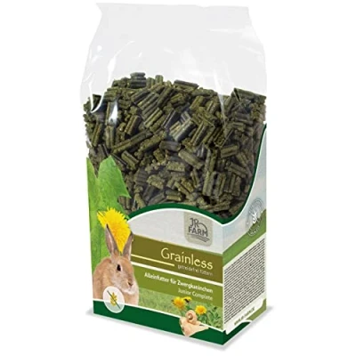 Afbeelding van JR FARM Grainless Complete Junior Dwergkonijn, 1000 g