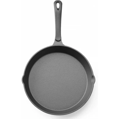 Afbeelding van Hendi Gietijzeren skillet 2 schenktuiten Ø 200 mm zwart ovenveilig