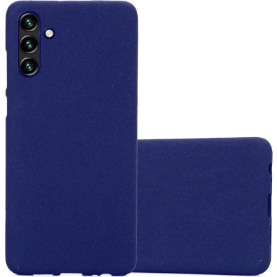 Afbeelding van Cadorabo Hoesje geschikt voor Samsung Galaxy A13 5G in FROST DONKER BLAUW Beschermhoes gemaakt van flexibel TPU silicone Case Cover