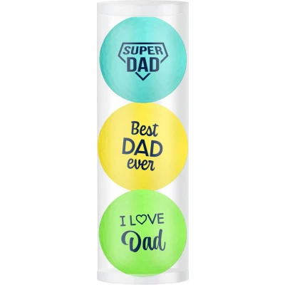 Afbeelding van Golfballen Gift Set Best Dad 3 Ballen