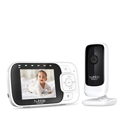 Afbeelding van Hubble Connected babyfoon View camera met 2,8 inch display, infrarood nachtzicht, slaapliedjes, visuele geluidsniveau indicator, digitale zoom en kamertemperatuursensor