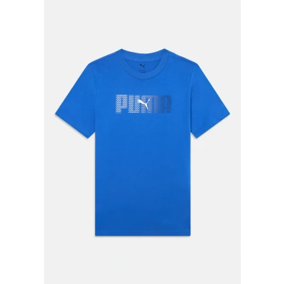 Afbeelding van Puma LOGO TEE Unisex Tshirt print voor kinderen, Maat: 152, Mountain blue
