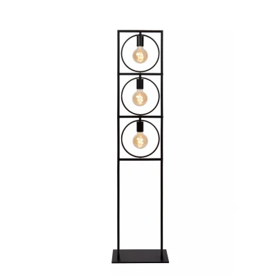 Afbeelding van Lucide, Vloerlamp, SUUS Vloerlamp 3xE27 Zwart 00727/03/30 (E27)