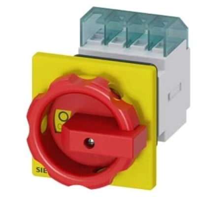 Afbeelding van Siemens 3LD20540TK53 Belastbare scheidingsschakelaar Rood, Geel 3 polig 6 mm² 16 A 690 V/AC