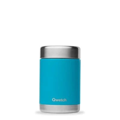 Afbeelding van QWETCH Thermosfles voor volwassenen, roestvrij staal, uniseks, turquoise (turquoise), Eén maat