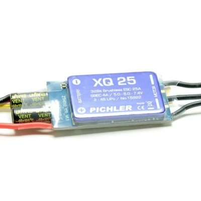 Afbeelding van Pichler XQ+ 25 Brushless snelheidsregelaar voor RC vliegtuig Belastbaarheid (max.): 35 A