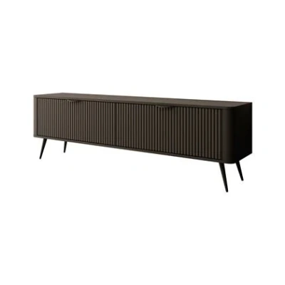 Afbeelding van Meubella TV Meubel Lima Zwart 163 cm