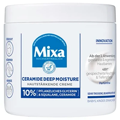 Afbeelding van Mixa Ceramide Protect Vochtinbrengende crème voor zeer droge en belaste huid, 400 ml