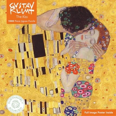 Afbeelding van Adult Jigsaw Puzzle Gustav Klimt: The Kiss: 1000 p