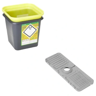 Afbeelding van Frontier 41005430 Afvalemmer voor medische scherpe voorwerpen, 4 liter