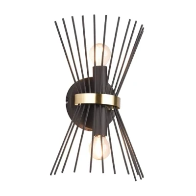 Afbeelding van REALITY ROD Wand lamp Zwart goud