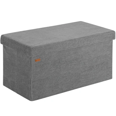 Afbeelding van Casaria Opbergbox Vouwbaar 76x38x38cm M Ripstof 100L Antraciet