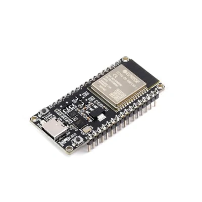 Afbeelding van ESP32 C6 WiFi 6 microcontroller met voorgesoldeerde headermodule WROOM 1 N8, 32 bit Sngle core RISC V processor, + Bluetooth 5 IEEE 802.15.4 draadloze communicatie