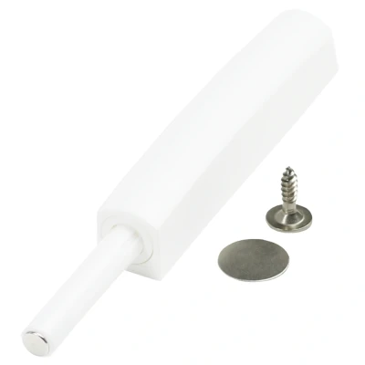 Afbeelding van Druksnapper met magneet, Wit