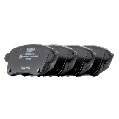 Afbeelding van VALEO 302232 Remblokkenset Achteras Excl. slijtage waarschuwingscontact Met anti kreukplaat RENAULT: SCENIC 3, GRAND 3
