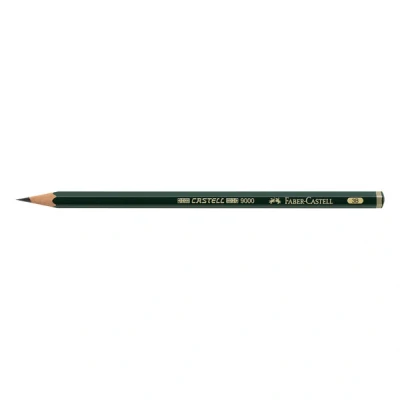 Image de Faber Castell Lot de 12 Crayon 9000, hexagonale, dureté mine: 3B
