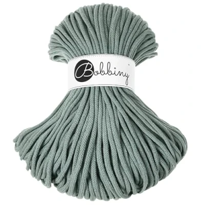 Afbeelding van Bobbiny Gevlochten macramétouw 100% gerecycled katoen, 5 mm, 50 m, aurel