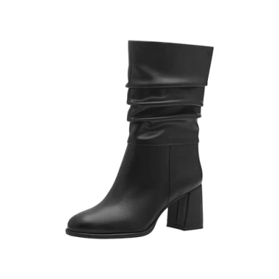Afbeelding van Tamaris Korte laarzen, Dames, Maat: 41, Black matt Schoenen
