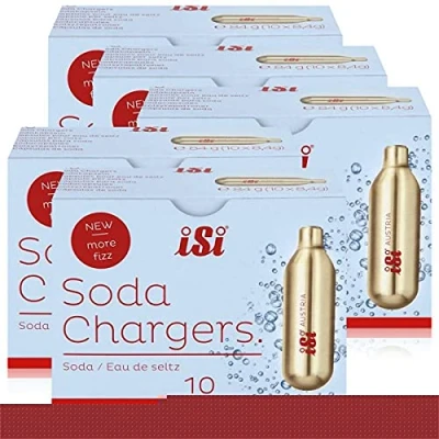 Afbeelding van iSi Soda Chargers capsules voor bruiswater, 84 g, 5 stuks