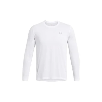 Afbeelding van Under Armour Launch Longsleeve white, Heren, Maat: Large, White