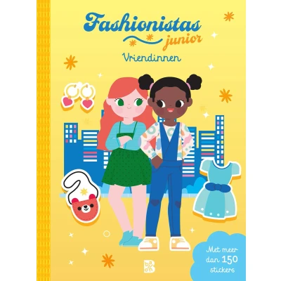 Afbeelding van Mijn aankleedstickerboek 1 Fashionistas junior Vriendinnen