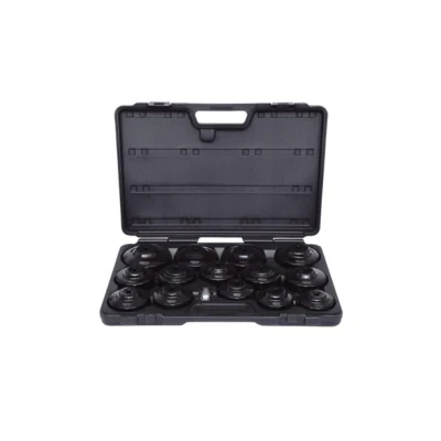Afbeelding van KS TOOLS 150.9320 Oliefilter sleutelset 10 (3/8&quot;)mm (inch) Vierkant, Buiten zeszijdig Kunststof koffer