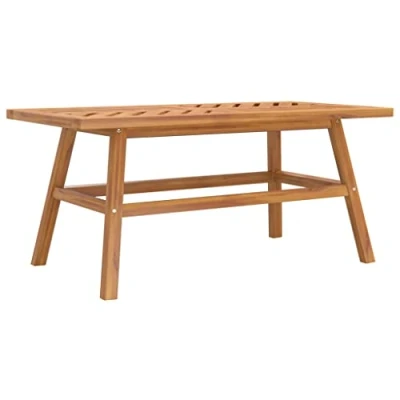 Afbeelding van vidaXL Salontafel 100x50x45 cm massief acaciahout