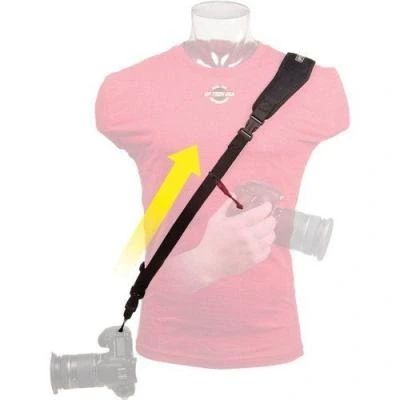 Image de OP/TECH Sangle sling Noir Import Royaume Uni
