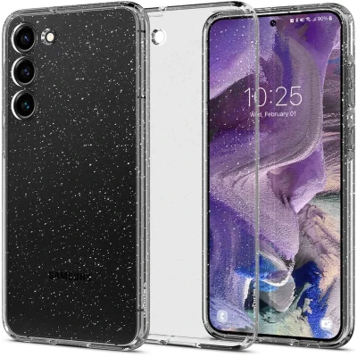 Afbeelding van Spigen Liquid Crystal Hoesje Geschikt voor Samsung Galaxy S23 Back Cover Glitter
