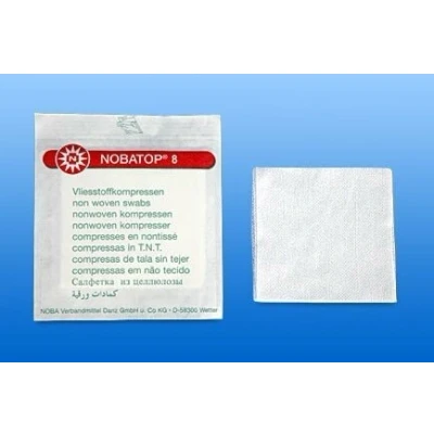 Afbeelding van Nobatop non woven kompres 8/4 2st 5x5cm steriel, 60 stuks , 704205