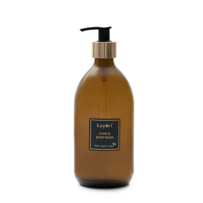 Afbeelding van Kayori Hair &amp; Body Wash Glas 500ml Shincha