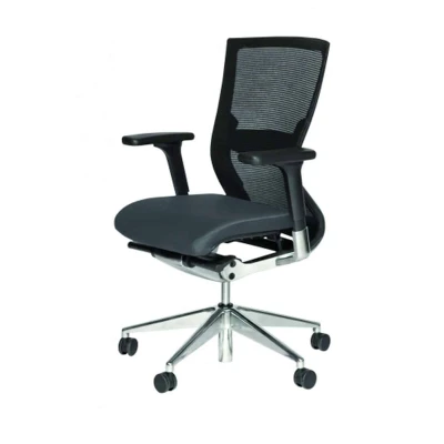 Afbeelding van Bureaustoel serie 105 Grijs zitting Mesh rug