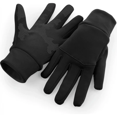 Afbeelding van Beechfield Sporthandschoenen Softshell B310 Black