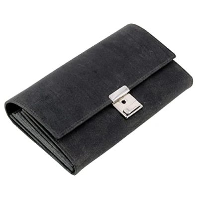 Afbeelding van Alassio Ju 42199 Kelnerportefeuille Hunter Leer/Grijs