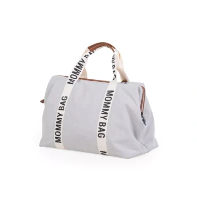 Afbeelding van Childhome Mommy Bag Verzorgingstas Signature Canvas Ecru