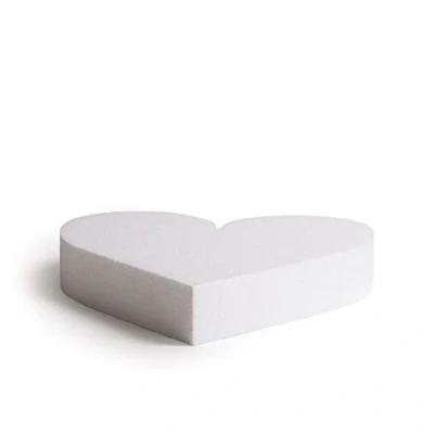 Afbeelding van Decora 0173914 hart van polystyreen, 15 x 5 h cm, polyester, ecru, cm