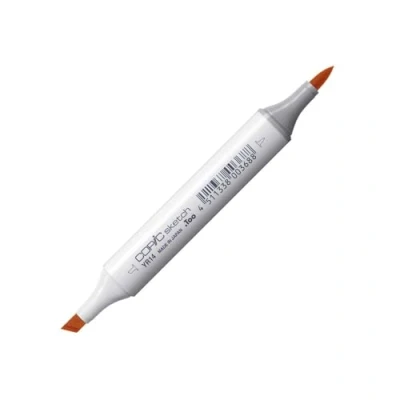 Afbeelding van COPIC Sketch YR 14 Caramel professionele marker op alcoholbasis, met superpenseelpunt en gemiddelde punt