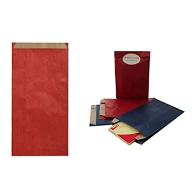 Image de Car 250 poch 12,5x4,5x20 kraft rge apli 101651