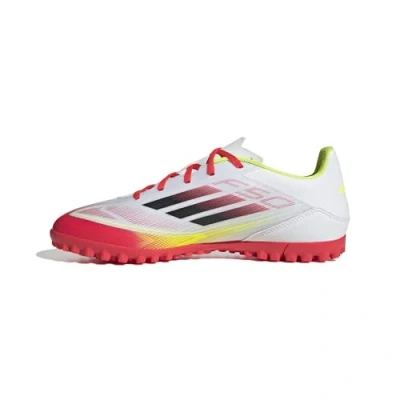 Afbeelding van adidas F50 CLUB Voetballaarzen Turf uniseks voetbalschoenen, Ftwr Wit/Core Zwart/Zonnegeel
