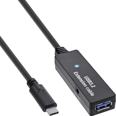 Afbeelding van InLine USB 3.2 Gen.1 Actieve Uitbreiding (5 m, Gen 1), kabel