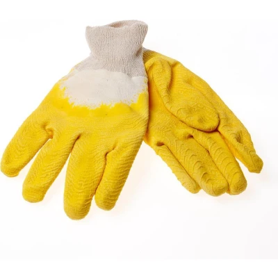 Afbeelding van Rehamij Handschoen geel extra soepel maat XL(10) (Prijs per paar)