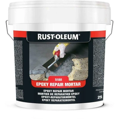 Afbeelding van Rust Oleum 5180 Epoxy Reparatiemortel Sterke Beton Reparatie 25 kg Slijtvast en Chemisch Bestendig