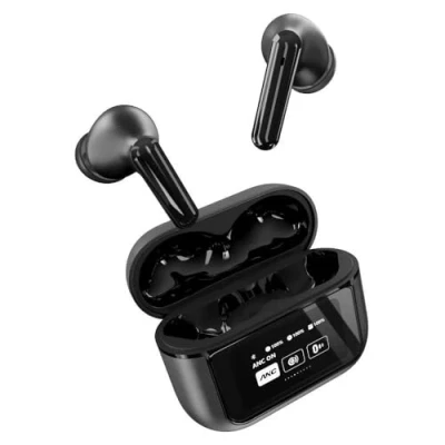 Afbeelding van In ear Bluetooth Hoofdtelefoon Energy Sistem Display ANC Graphite TW Grafiet