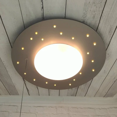 Afbeelding van Plafondlamp Starlight met sterrenhemel, zilver