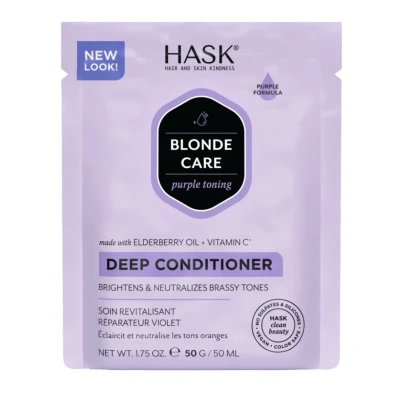 Afbeelding van Kleurherstel Conditioner voor Blond Haar HASK Blonde Care 50 g