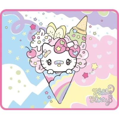 Afbeelding van Hello Kitty ice cream muismat 32cm x 27cm thuiswerken en gaming