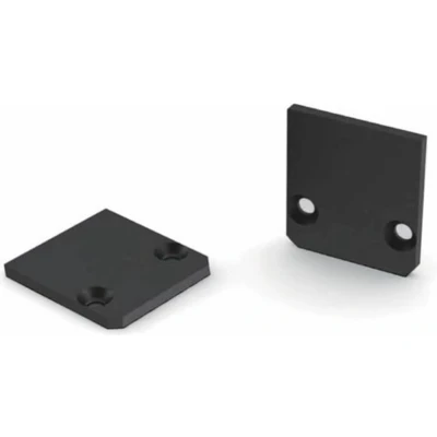Afbeelding van AFSLUITDOP VOOR LED PROFIEL SL15 FL ZONDER KABELDOORVOER GEANODISEERD ALUMINIUM ZWART