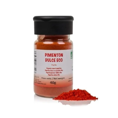 Afbeelding van FRISAFRAN Biologische Paprikapoeder Zoete Paprika 40g Zoet Gemalen Gerookte Natuurlijk