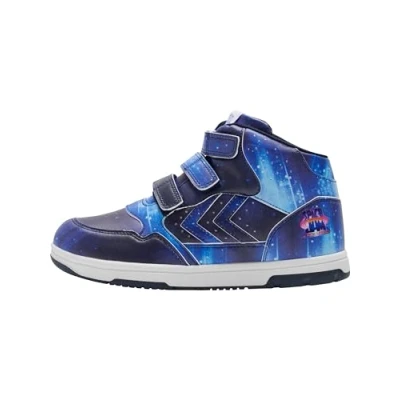 Afbeelding van Hummel Camden JR Unisex Sneakers hoog voor kinderen, Maat: 38, Navy space Pu